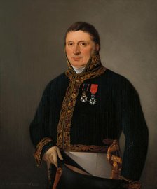 Portrait of Inspector-General A.F. Goudriaan, 1829. Creator: Izaak Schouman.