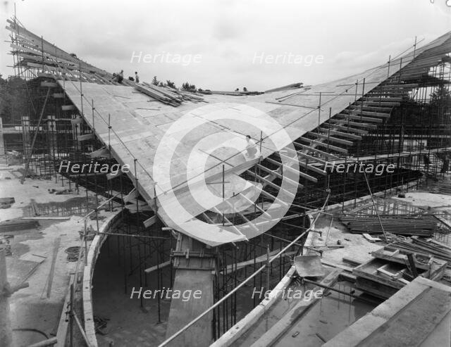 Commonwealth Institute, Kensington High Street, Kensington, London, 27/07/1961. Creator: John Laing plc.