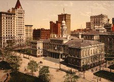 The City Hall, New York City, ca 1900. Creator: Unknown.
