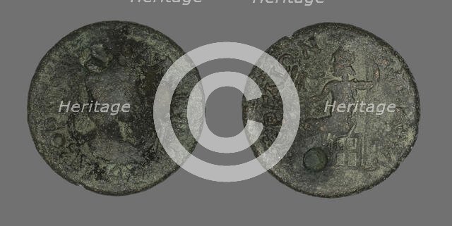 Coin Portraying Empress Salonina, 254-268. Creator: Unknown.