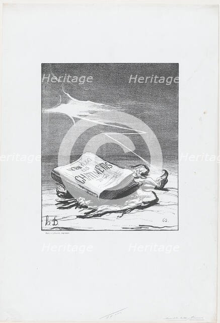 Page d'histoire, 1870.  Creator: Honore Daumier.