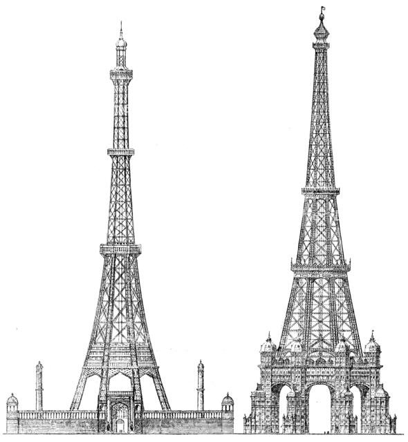 Prize designs for the Great Tower, 1890. Creator: Unknown.