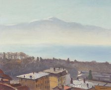 The roofs of Ouchy and Lake Geneva, 1936. Creator: Marquet, Pierre-Albert (1875-1947).