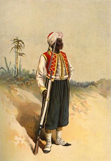 'West India Regiment', 1890. Creator: Godfrey Douglas Giles.