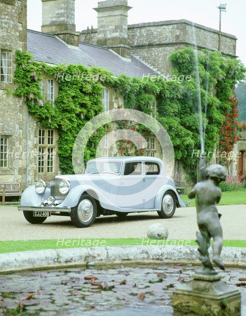 1935 Bentley 3.5 litre, Park Ward body. Artist: Unknown.