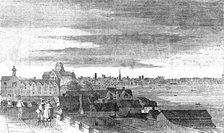 View of London from the Roof of Arundel House, [c1646], 1854. Creator: Unknown.