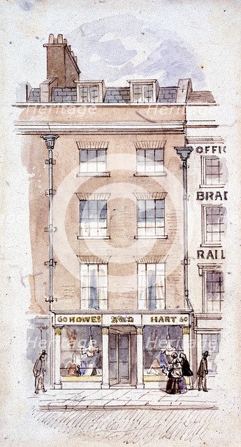 Howes and Hart, Fleet Street, London, c1820. Artist: James Findlay