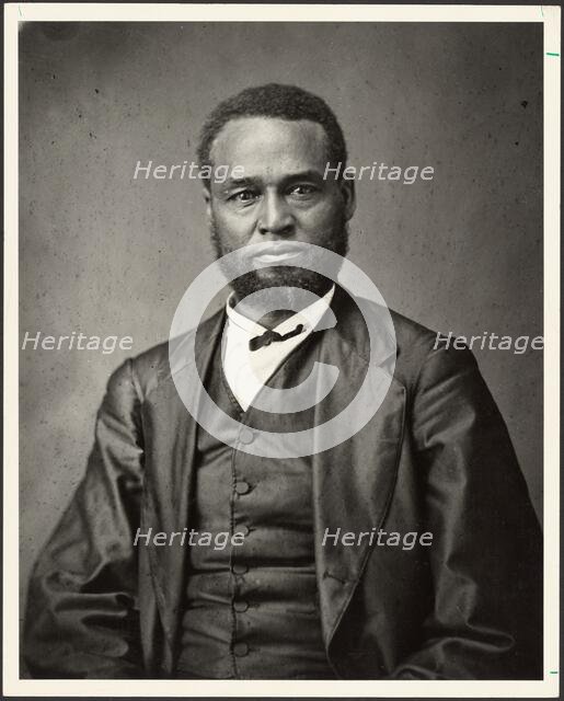 Reverend Moses Dickson, negative 1878; print about 1940-1970. Creator: Unknown.