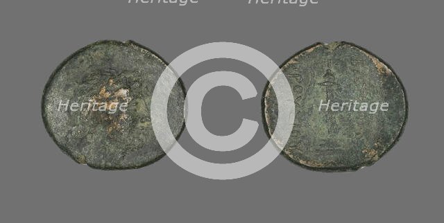 Coin Depicting the God Apollo, 238-183 BCE. Creator: Unknown.