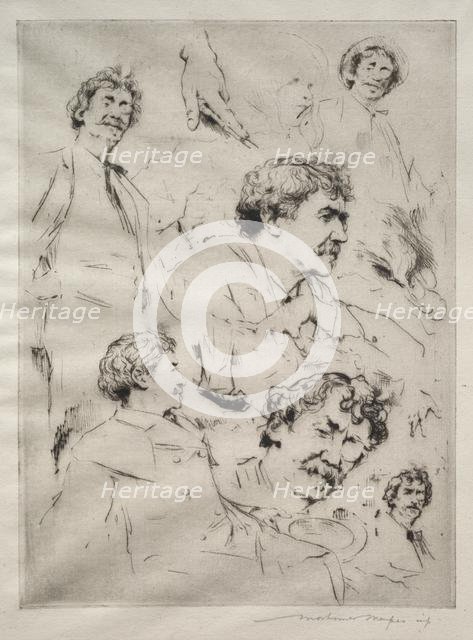 James MacNeill Whistler. Creator: Mortimer Menpes (British, 1860-1938).