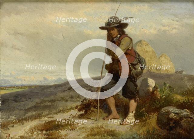 A young Herdsman, 1840-1870. Creator: Eugene Lepoittevin.