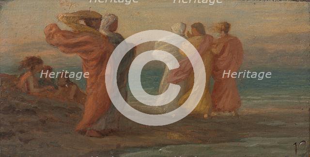 The Music Party, c. 1875. Creator: Elihu Vedder (American, 1836-1923).