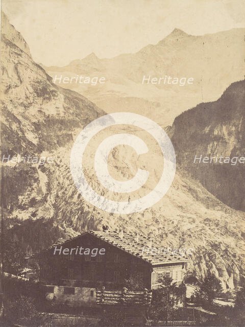 Swiss Glacier, 1850s. Creator: John Joscelyn Coghill.