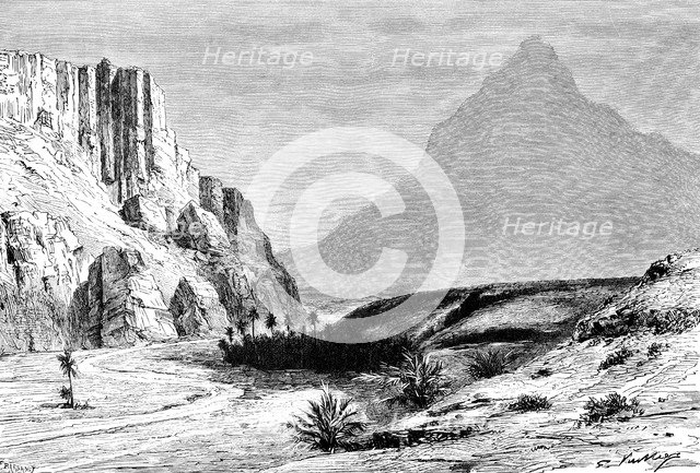 Web El-Halluf, near Figuig, Morocco, 1895. Artist: Unknown