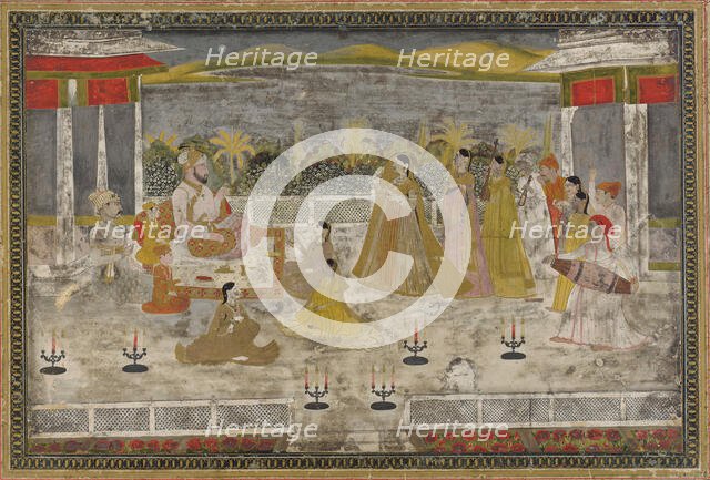 A Palace scene, 18th century. Creator: Unknown.