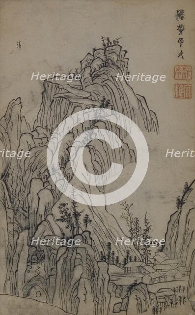 A Page from the Jie Zi Yuan. Creator: Li Liufang.