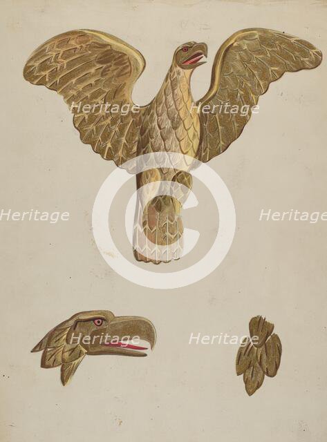 Gilt Eagle, c. 1936. Creator: James Vail.