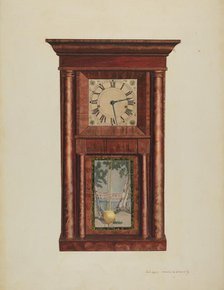 Mantel Clock, c. 1939. Creator: Ernest A Towers Jr.