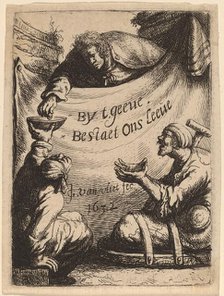 Title Page: Two Cripples Receiving Alms, 1632. Creator: Jan Georg van Vliet.