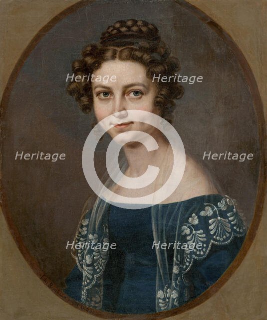 Portrait of a Young Woman, 1826. Creator: János Rombauer.