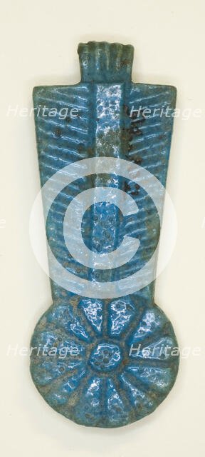 Amulet of a Necklace Counter Weight, Egypt, Third Intermediate Period, Dynasty 21-25 (1070-656 BCE). Creator: Unknown.