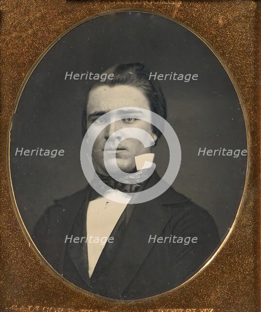 Young Man, 1850s. Creator: Knickerbocker Gallery.