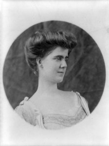 Martha Cameron, daughter of Don Cameron, head-and-shoulders portrait, facing right, c1900 - 1918. Creator: Frances Benjamin Johnston.