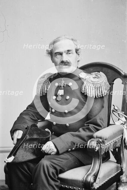 Russian Admiral Stepan Stepanovitch Lessovski, between 1855 and 1865. Creator: Unknown.