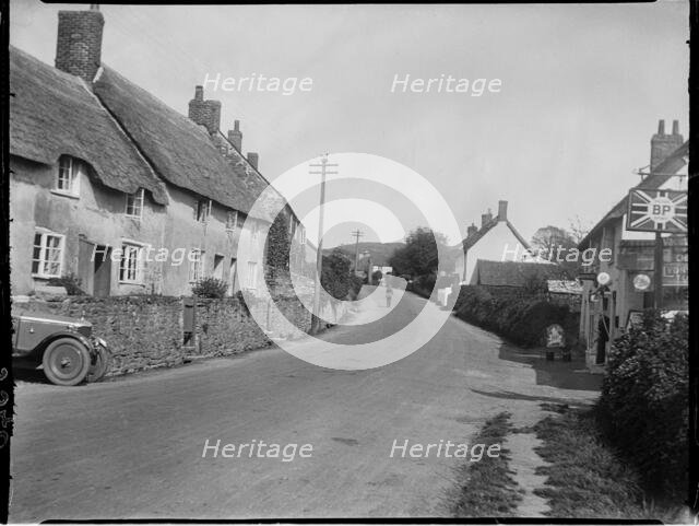 Main Street, Chideock, West Dorset, Dorset, 1925. Creator: Katherine Jean Macfee.