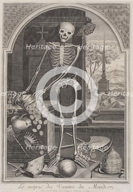Death with Worldly Vanities, 1700/1720. Creator: Unknown.