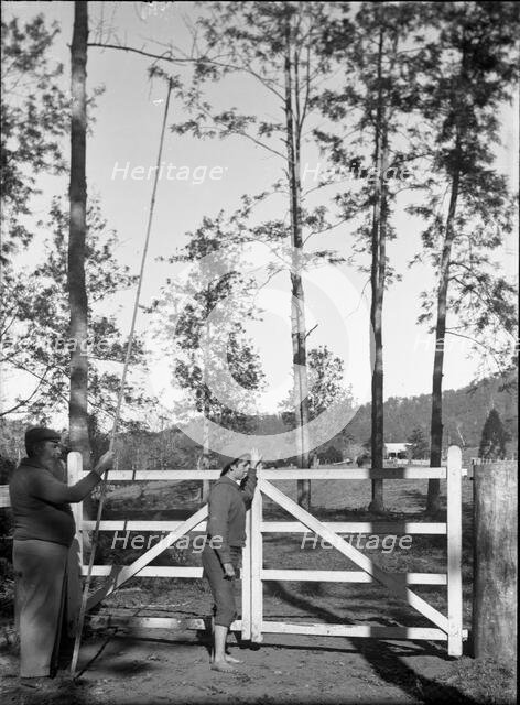 Fredrick George Walker & unknown boy, c1900s. Creator: Robert Augustus Henry L'Estrange.