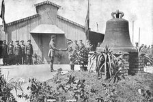 Belgian Bell Recovered; The victors of Messines were commanded..., 1917. Creator: Unknown.