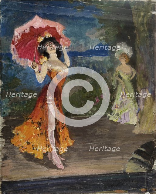 Dancer, Early 1900s. Artist: Vinogradov, Sergei Arsenyevich (1869-1938)