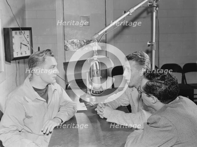 Portrait of Stan Kenton and Pete Rugolo, WORK, 1947 or 1948. Creator: William Paul Gottlieb.