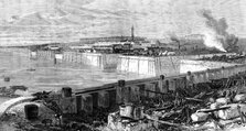 The new docks and repairing-basin at Chatham, 1871. Creator: Unknown.