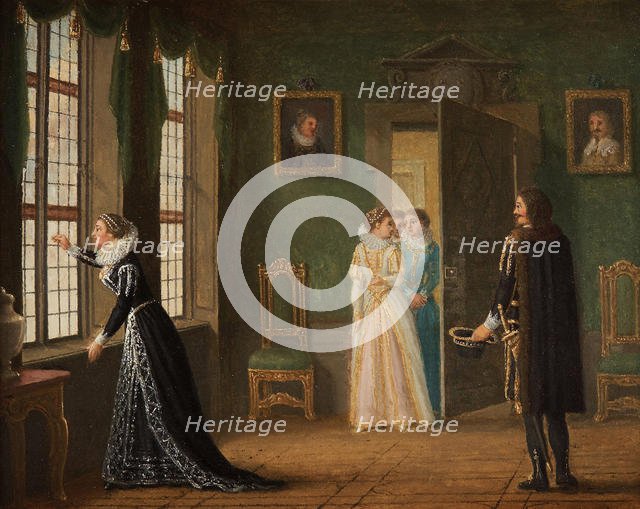 Ebba Brahe's betrothal to Jacob de la Gardie. Creator: Hilleström, Pehr (1732-1816).