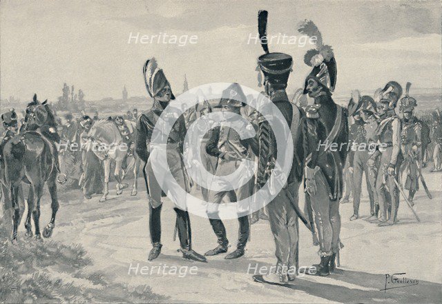 'The Gorgeous Drum-Majors', 1896. Artist: Unknown.