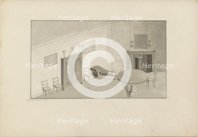 Room in Amersfoort, 1840. Creator: Anon.