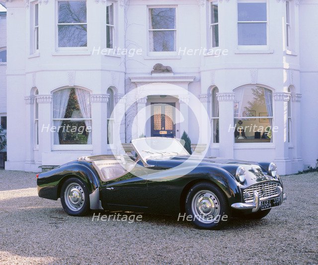 1959 Triumph TR3 A. Artist: Unknown.