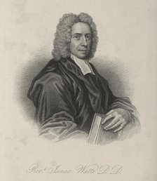 Rev Isaac Watts DD, c1720, (1834-1837).  Creator: Samuel Freeman.