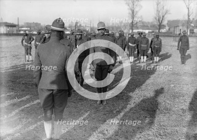 Army, U.S. Colored Soldiers, 1917. Creator: Harris & Ewing.