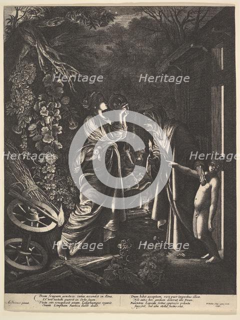 The Mocking of Ceres, 1646. Creator: Wenceslaus Hollar.