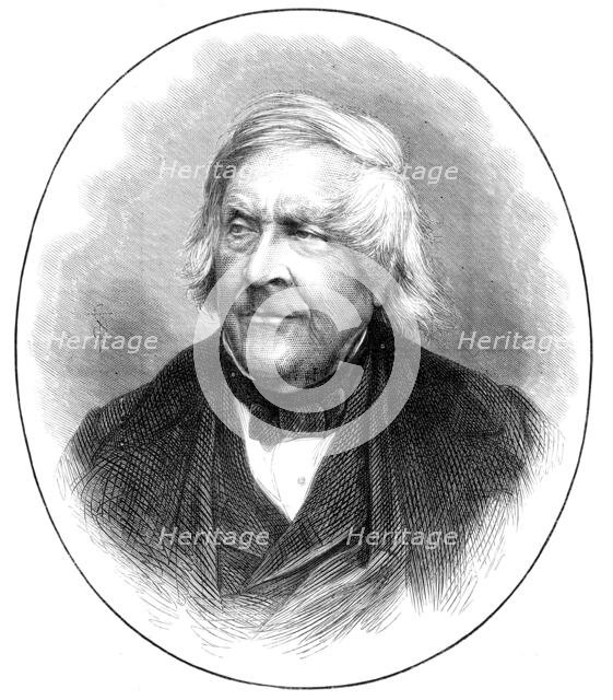 The late M. Michelet, French historian, 1874. Creator: Unknown.