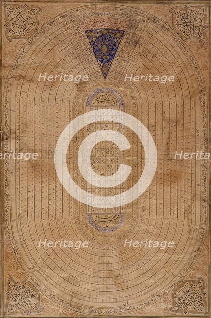 Islamic Calendar, 1891. Creator: Unknown.
