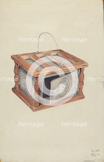 Foot Warmer, c. 1938. Creator: Robert Gilson.