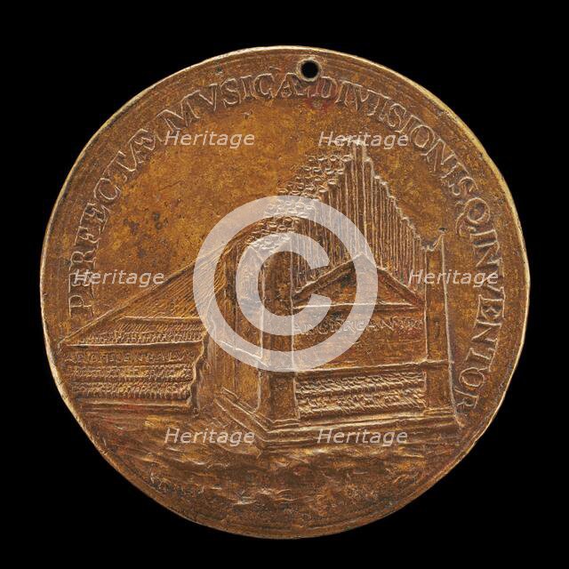 Organ and Cymbalum [reverse], probably 1555. Creator: Alessandro Vittoria.