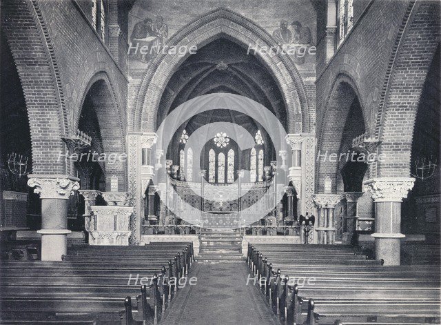 'Interior of St. James the Less, Westminster', c1903. Artist: W Ingle.
