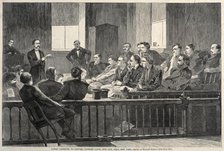 Jurors Listening to Counsel, Supreme Court, New City Hall, New York, 1869. Creator: Winslow Homer (American, 1836-1910).