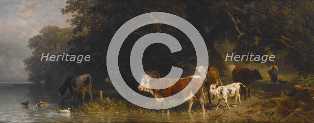 Landscape, unknown date, c1840-1880. Creator: Friedrich Voltz.