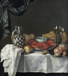 Still life, mid-to-late 17th century. Creator: Jan van Kessel II.